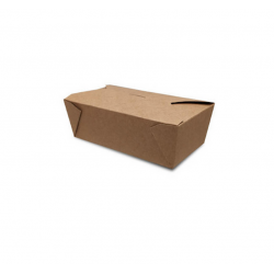 FOOD BOX carton Brun